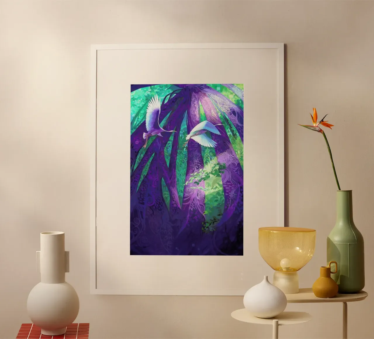 Last Paradise poster con telaio in plastica da Naito Shinpei