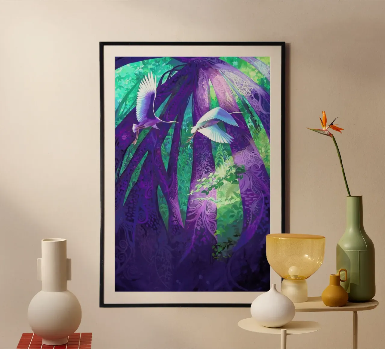 Last Paradise poster con telaio in plastica da Naito Shinpei
