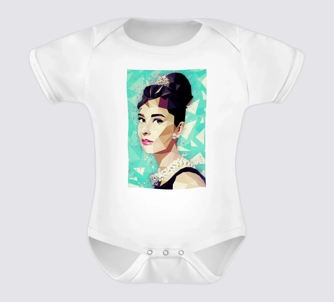 The Hepburn Class body neonato maniche corte da Mayka ienova