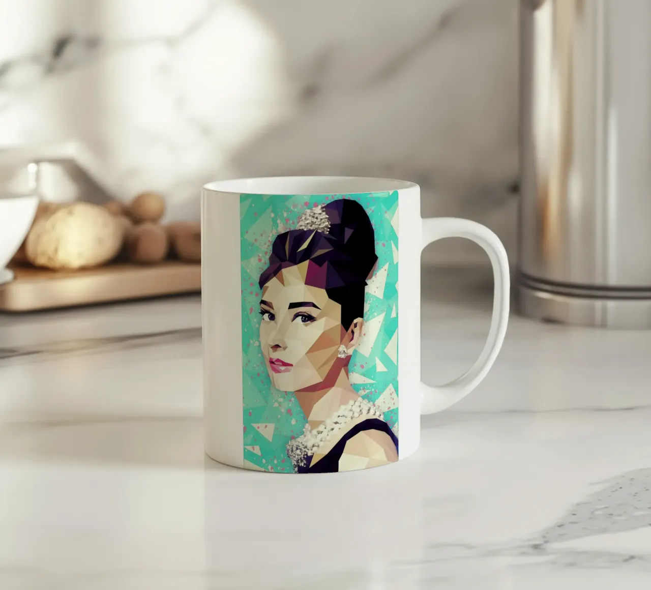 The Hepburn Class Keramik Tasse von Mayka ienova