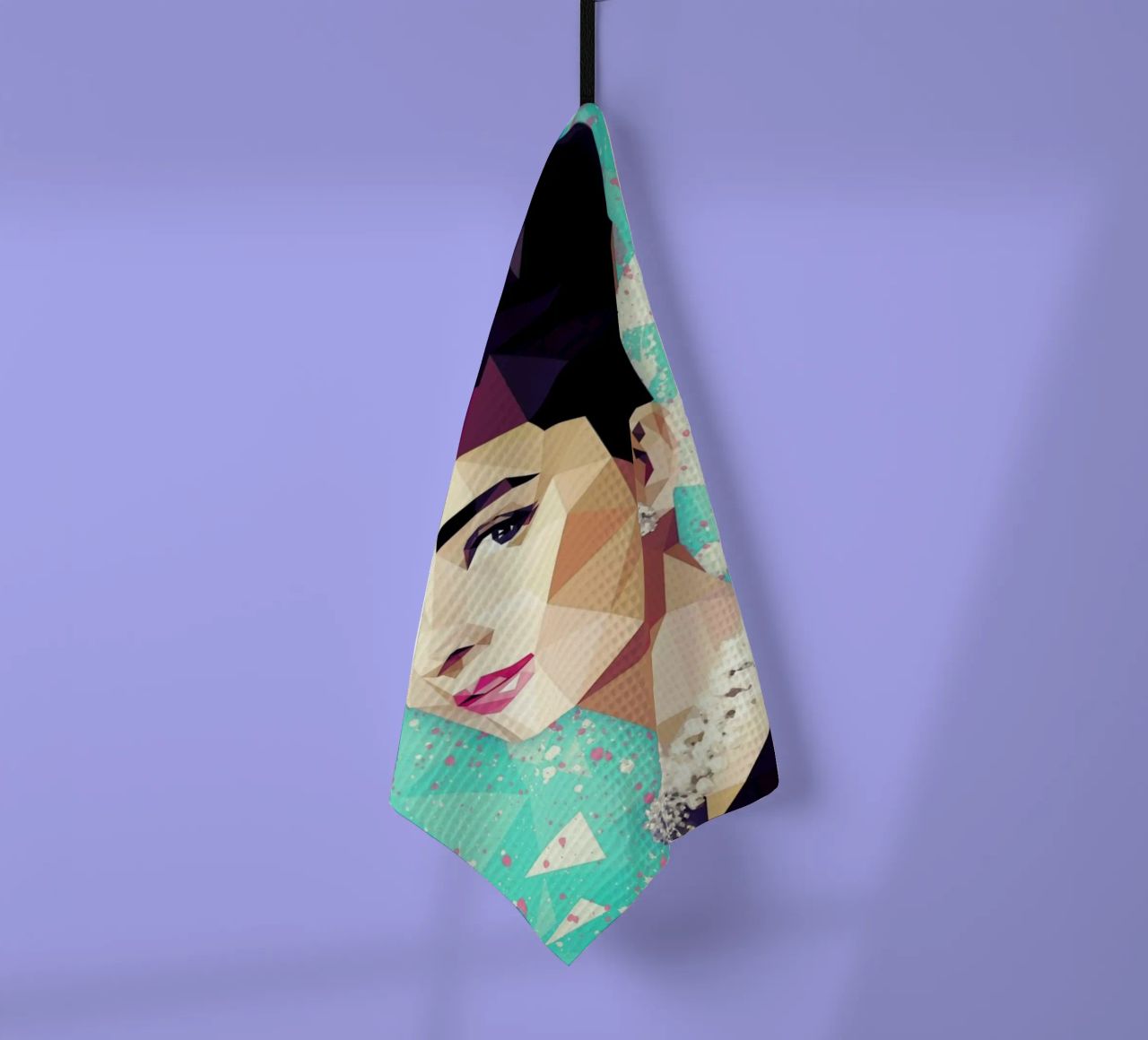 The Hepburn Class tea towel by Mayka ienova