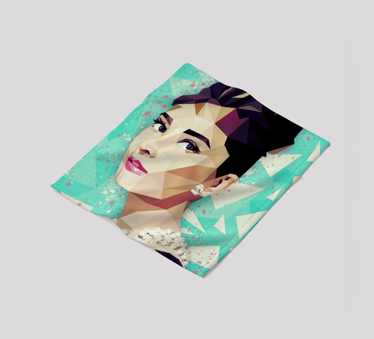 The Hepburn Class fleece blanket by Mayka ienova
