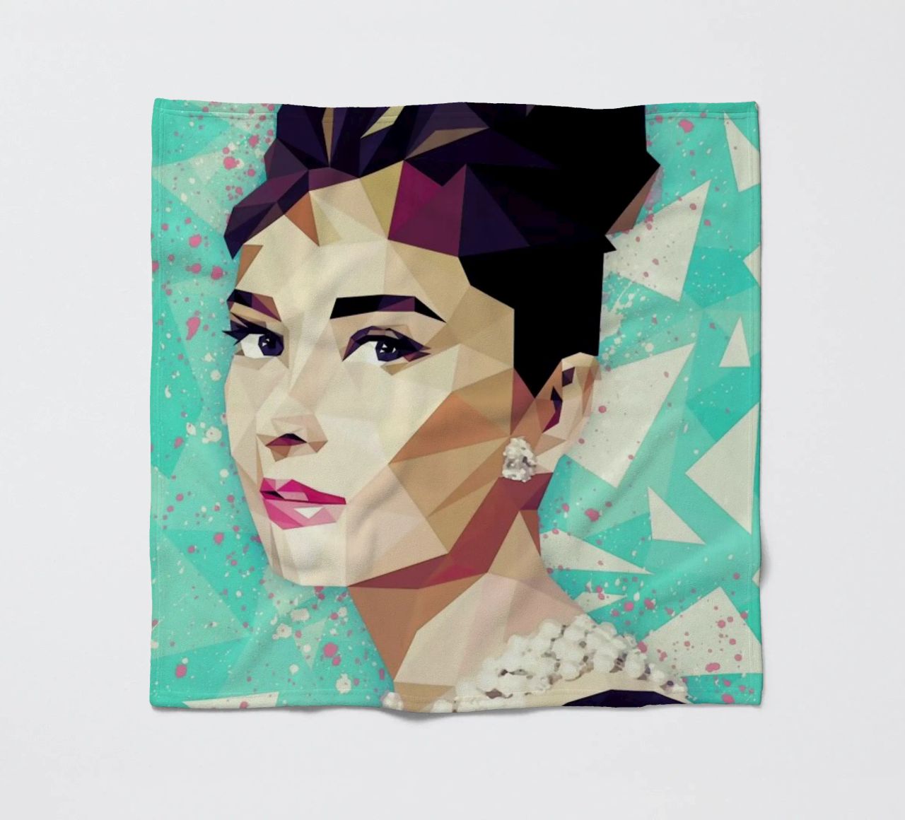 The Hepburn Class fleece blanket by Mayka ienova