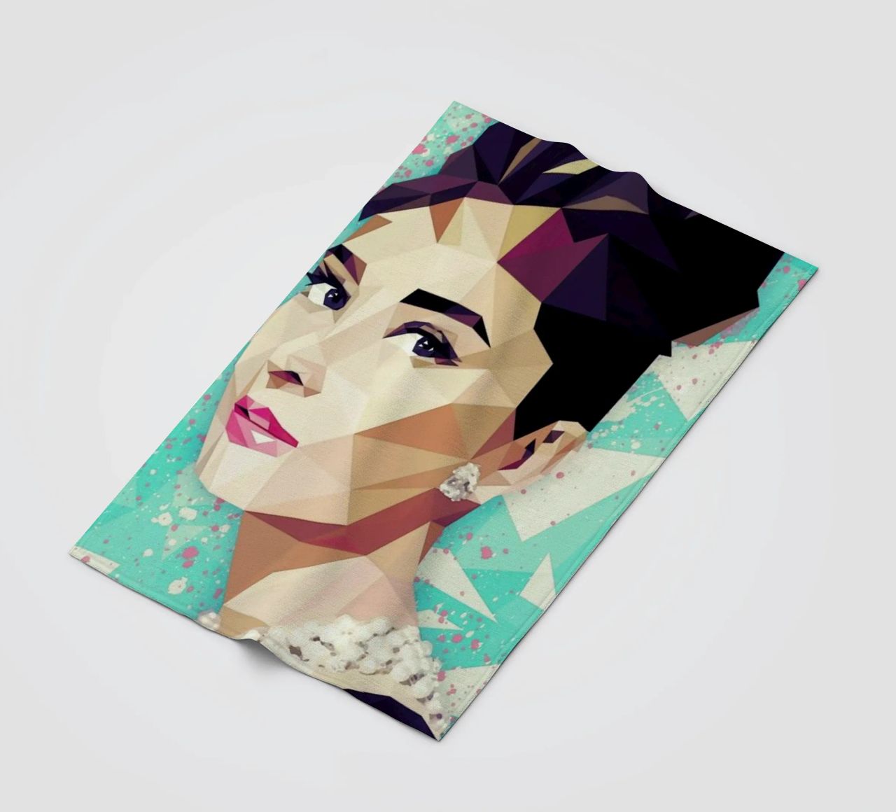 The Hepburn Class fleece blanket by Mayka ienova