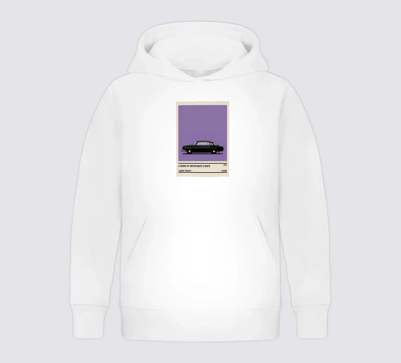 A Series of Unfortunate Events car felpa bambino con cappuccio da TheArtstudio