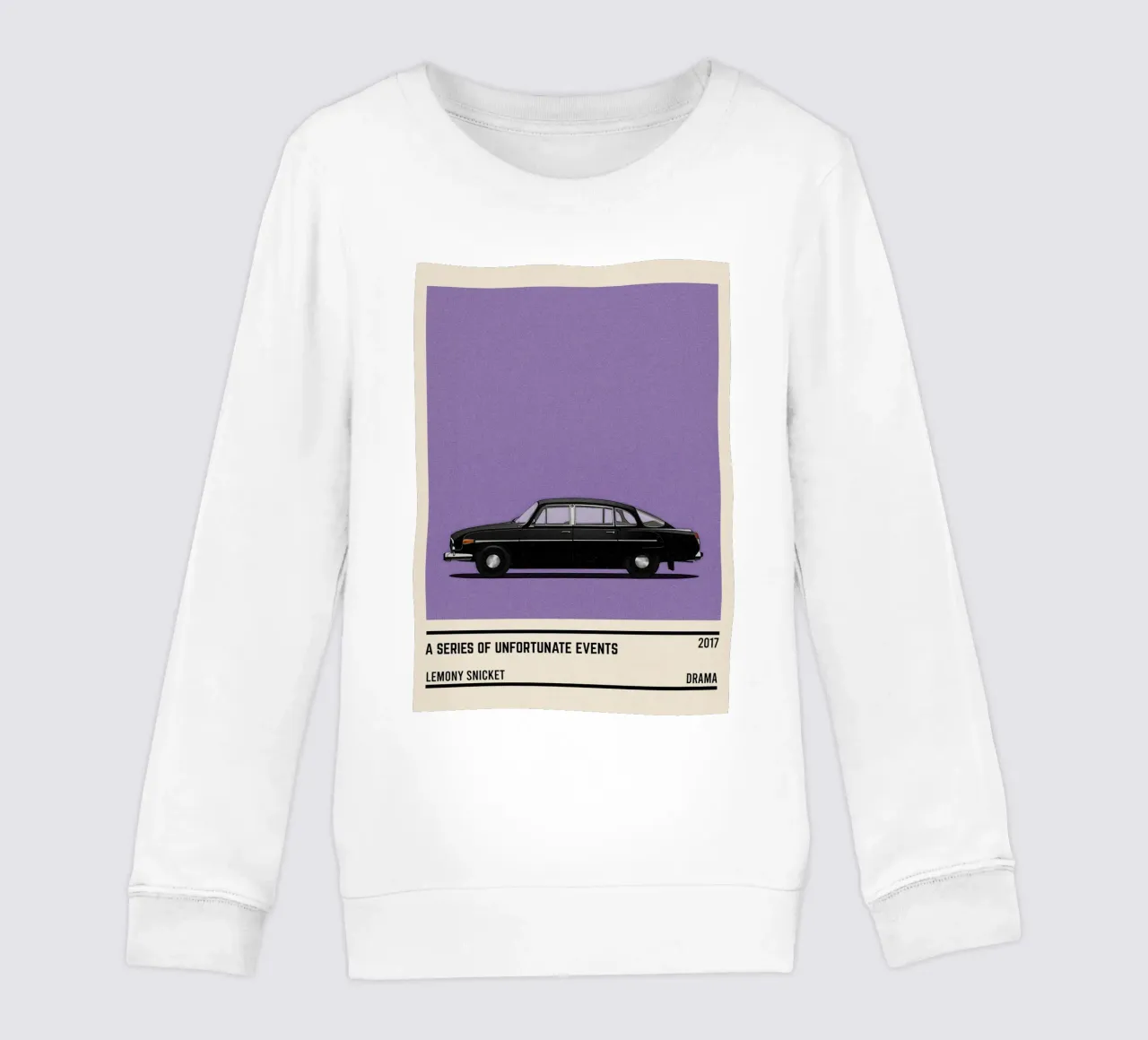 A Series of Unfortunate Events car felpa bambino da TheArtstudio