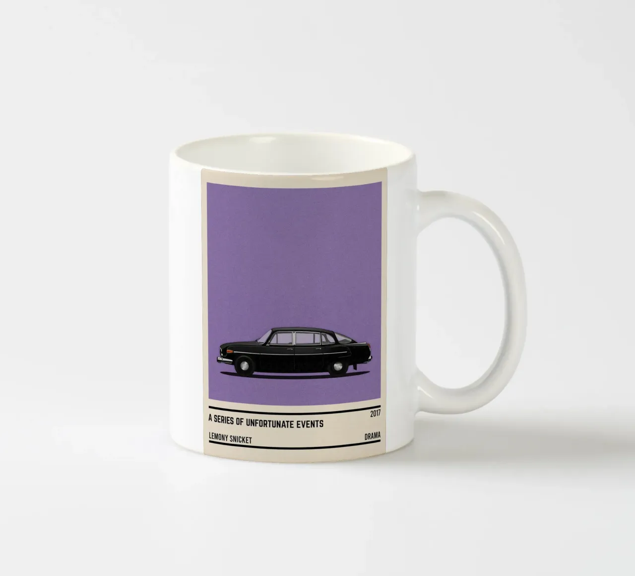 A Series of Unfortunate Events car tazza in ceramica da TheArtstudio