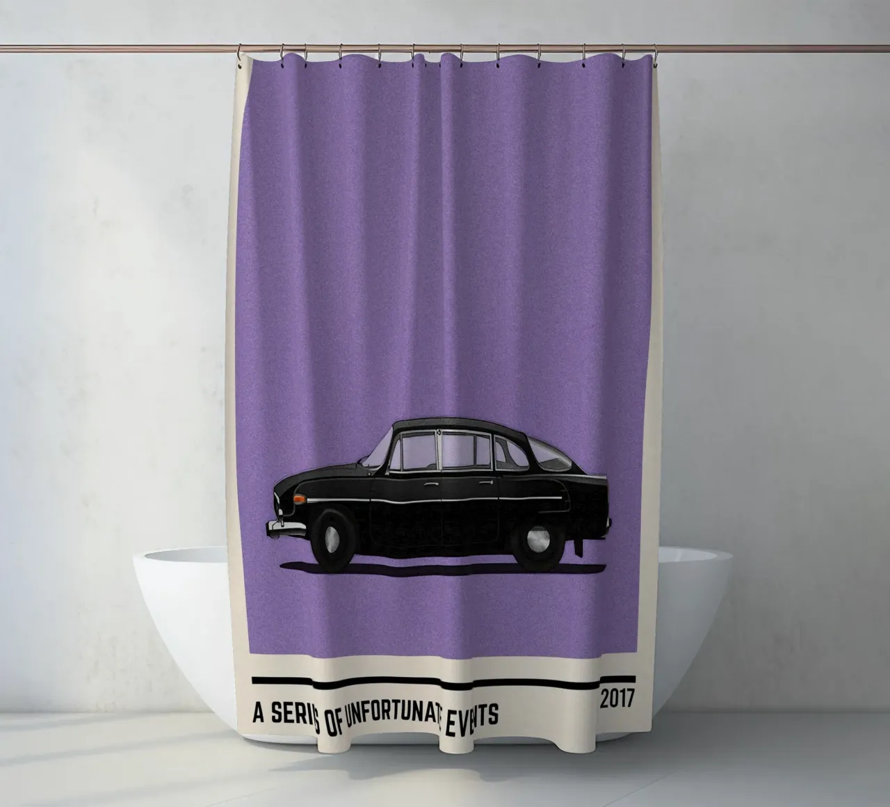 A Series of Unfortunate Events car tenda da doccia da TheArtstudio