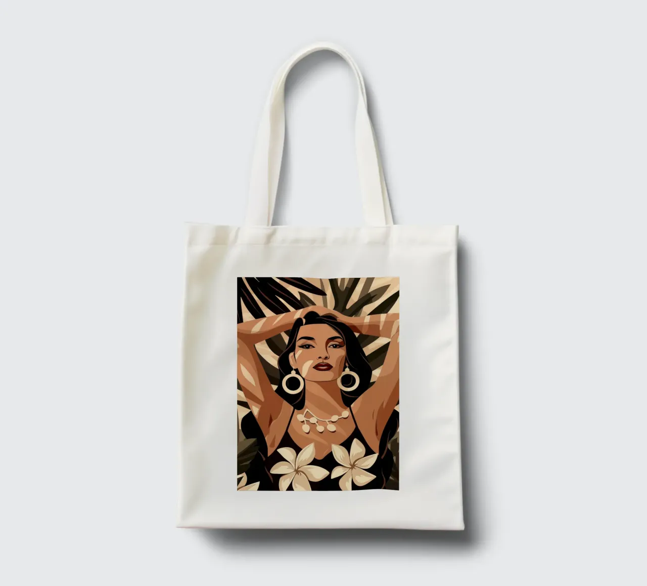 Una volta nei mari del sud e non più in stile bohémien borsa in juta da Autofocus