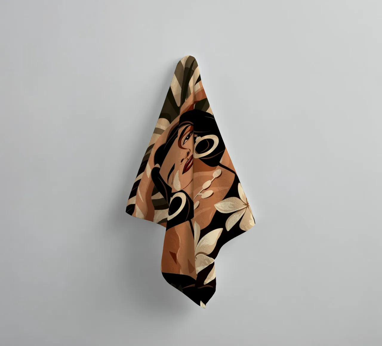 Una volta nei mari del sud e non più in stile bohémien asciugamano da bagno da Autofocus