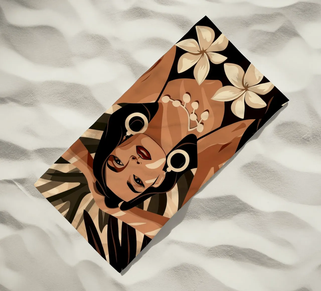 Una volta nei mari del sud e non più in stile bohémien telo mare da Autofocus