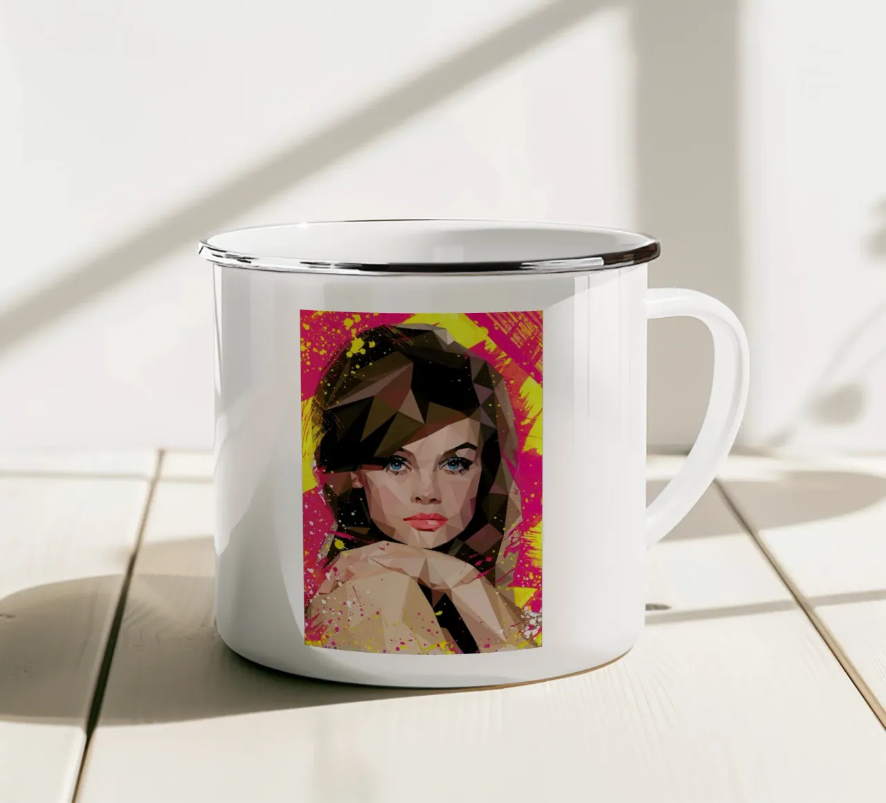 Vogues Muse taza de esmalte de Mayka ienova