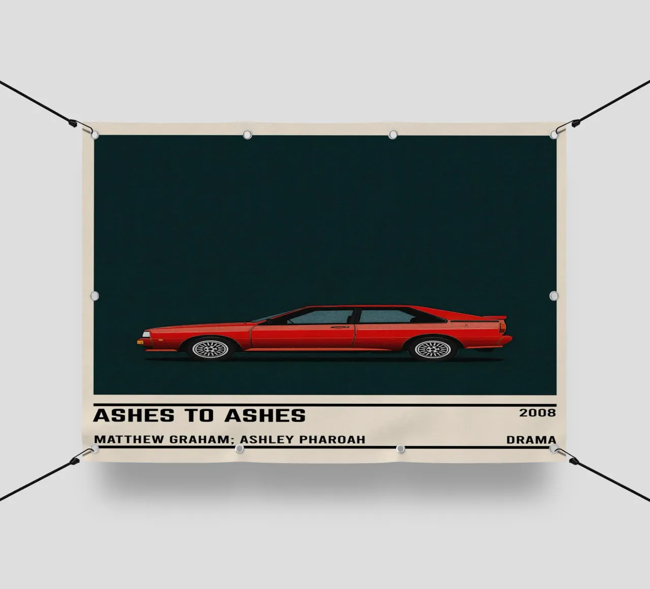 Ashes to ashes car telo in pvc da TheArtstudio