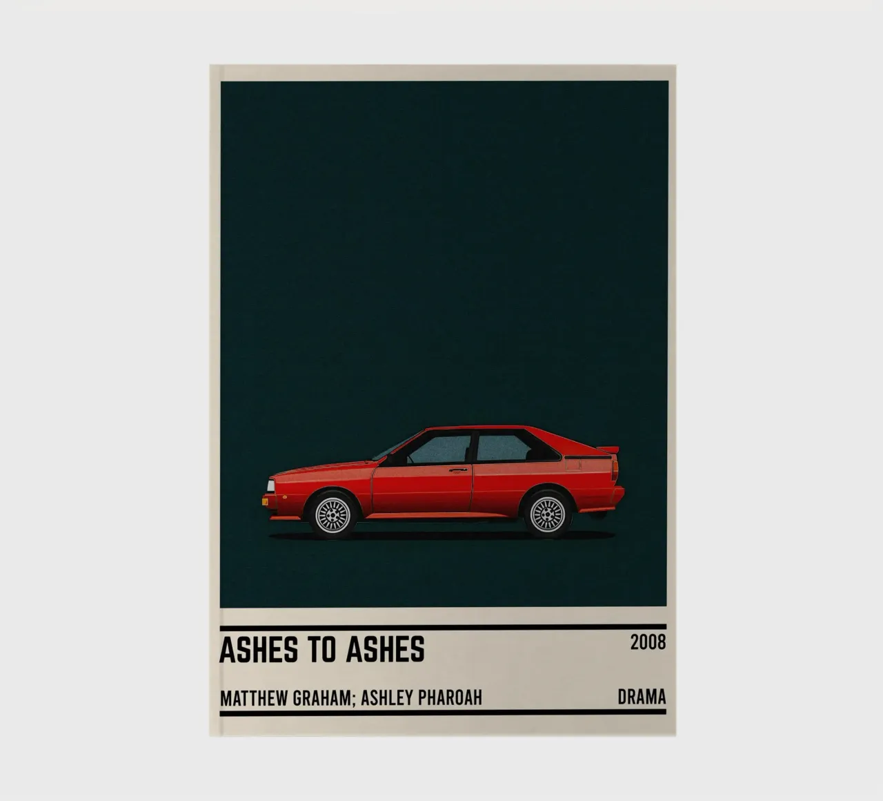 Ashes to ashes car notebook by TheArtstudio