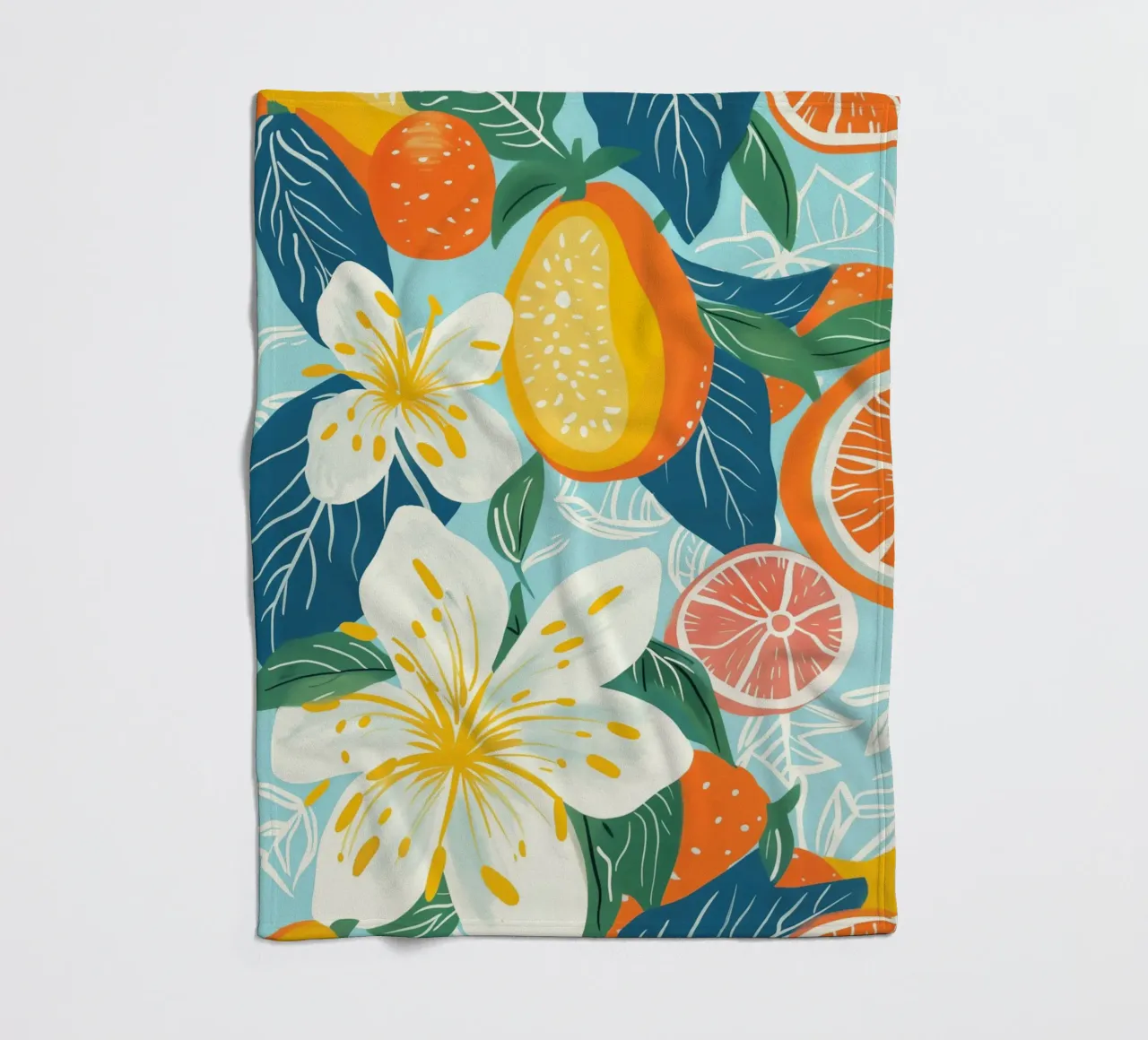 Uno spettacolo pirotecnico di frutta e fiori tropicali coperta in pile da Autofocus