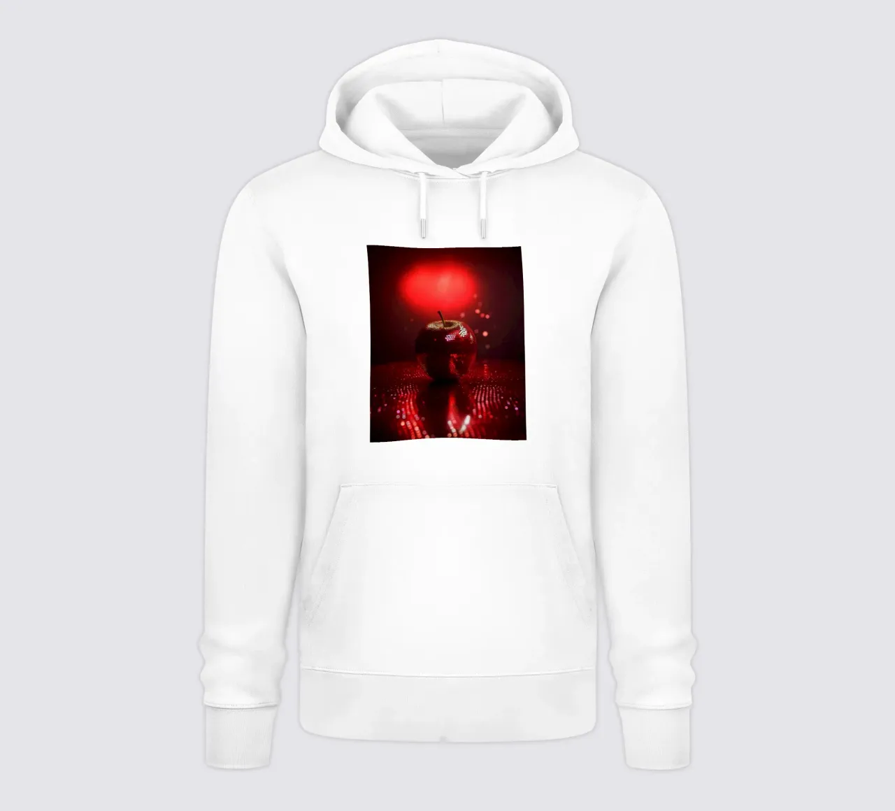 Sparkling Devils Red Hot Disco Night Ball Apple felpa con cappuccio da Modern Muse