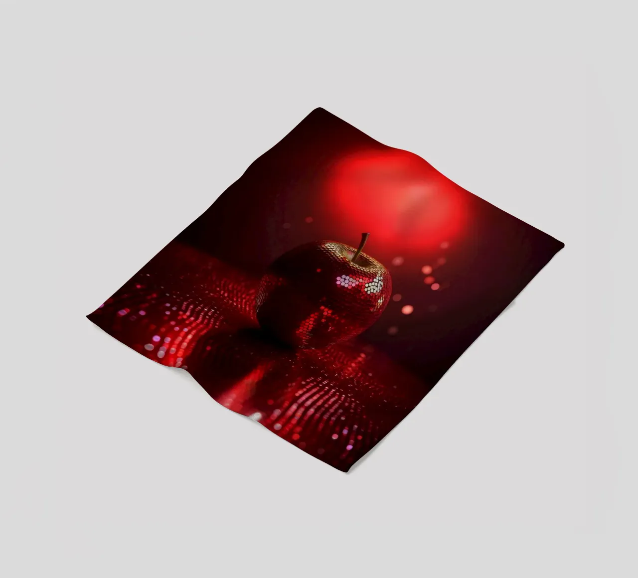 Sparkling Devils Red Hot Disco Night Ball Apple coperta in pile da Modern Muse
