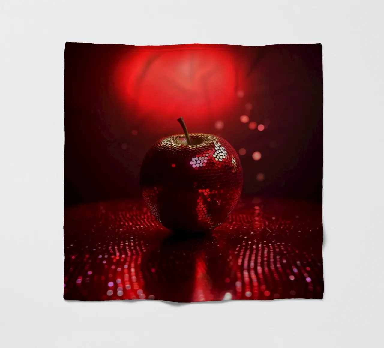 Sparkling Devils Red Hot Disco Night Ball Apple coperta in pile da Modern Muse