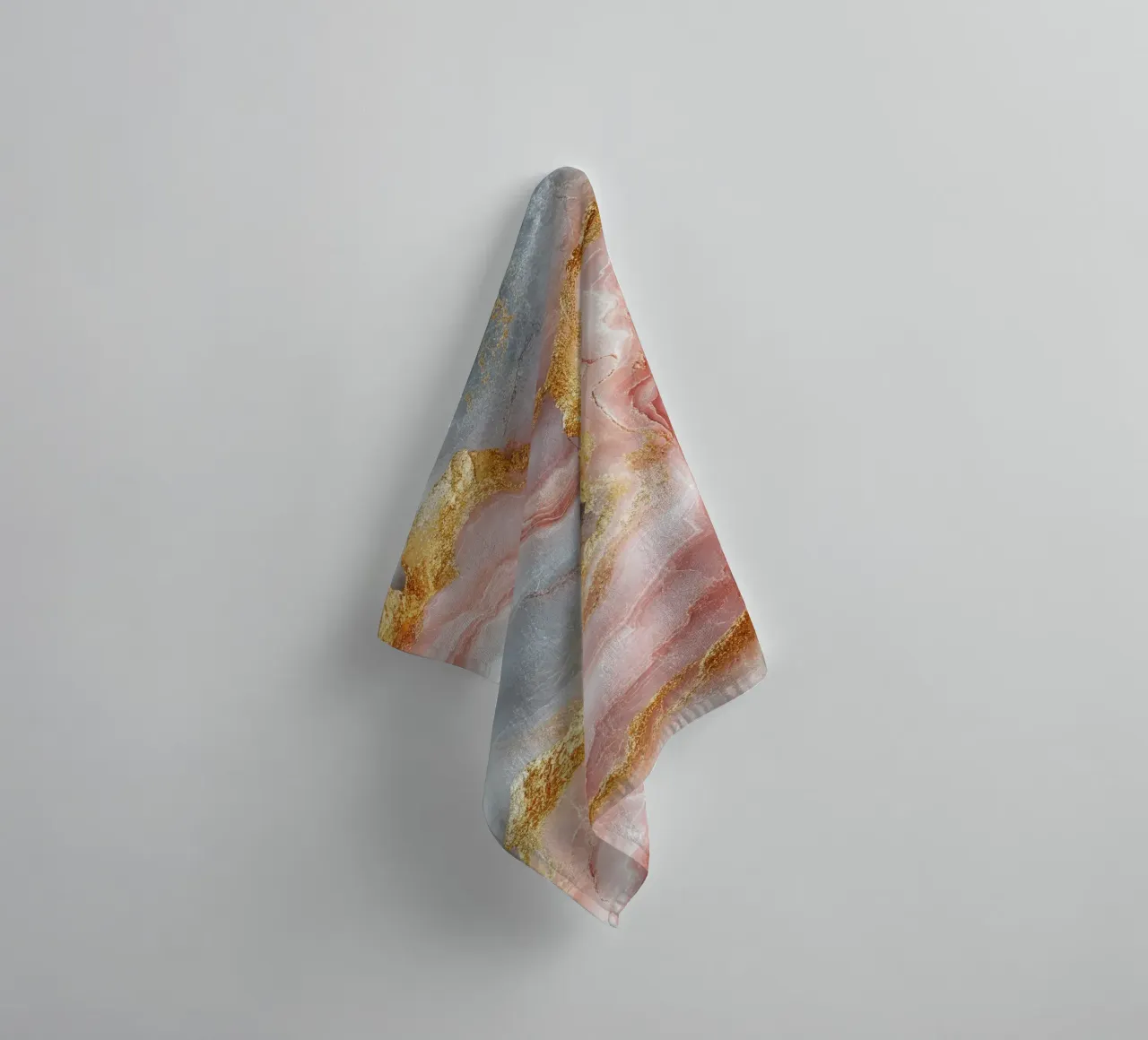 Blush Glamour Girly Trend Agate towel by Modern Muse