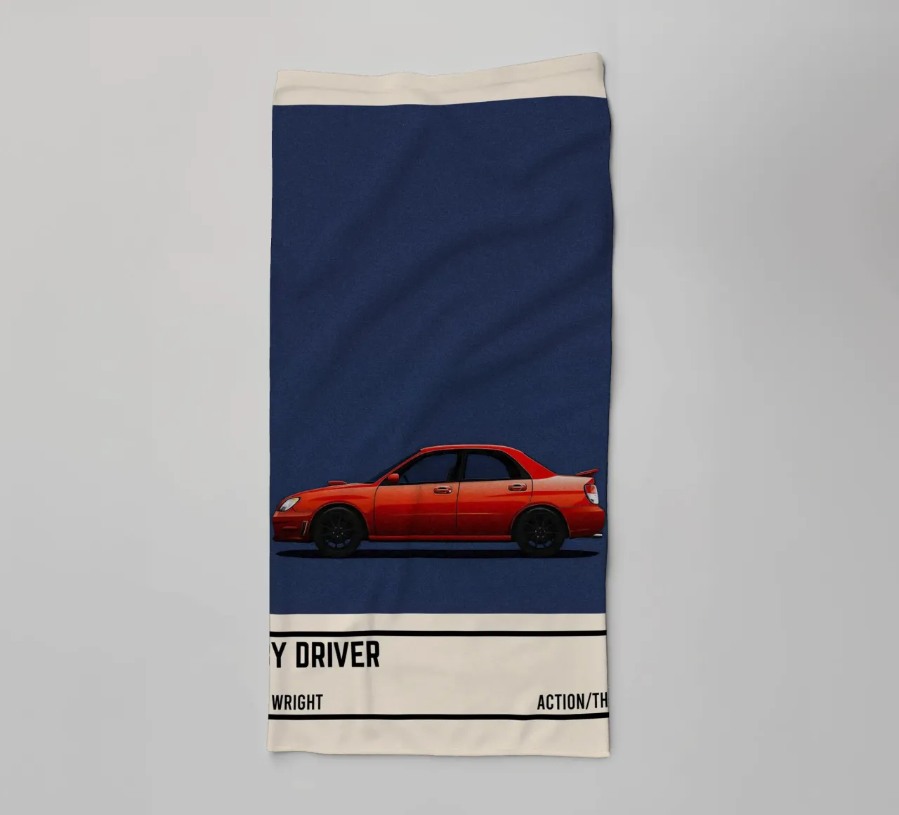 Baby Driver movie car asciugamano da bagno da TheArtstudio