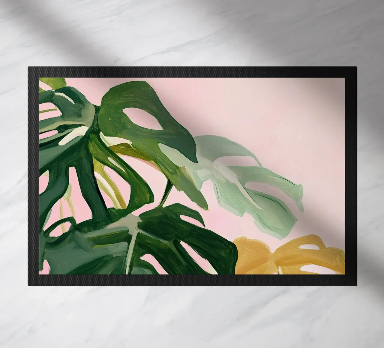 Monstera Botanical Pink Preppy zerbino da Euphoria Theresa