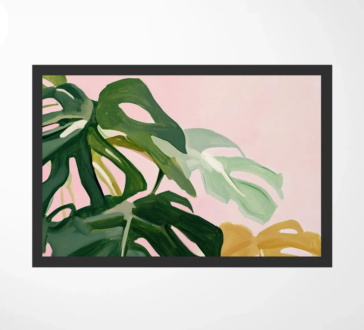 Monstera Botanical Pink Preppy zerbino da Euphoria Theresa