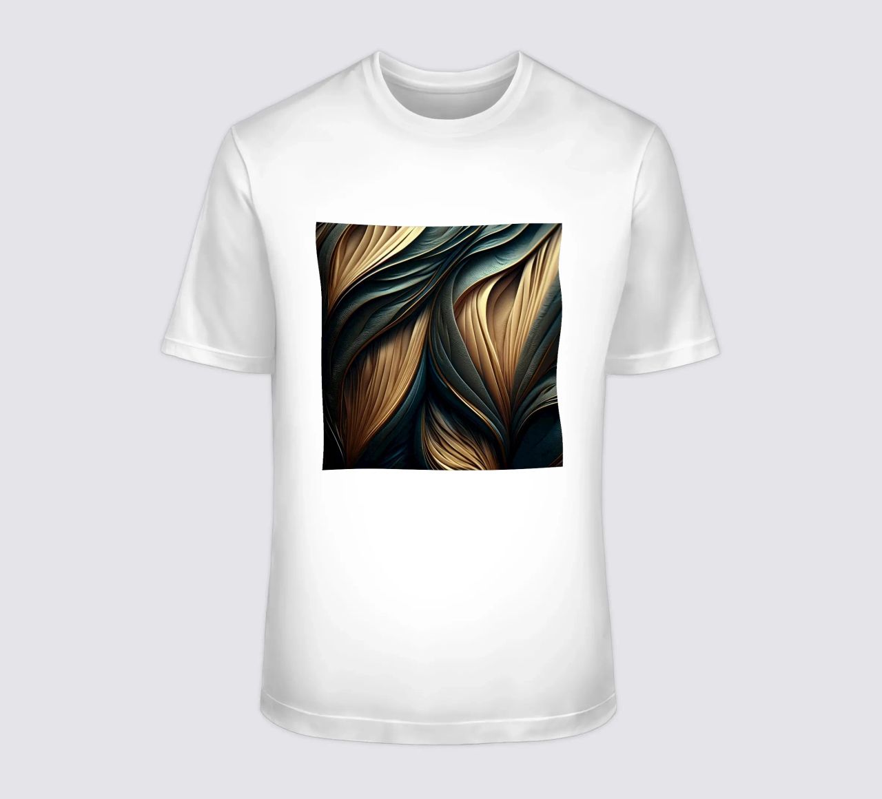 Abstract Modern Luxury Feather Shapes Texture t-shirt by Modern Muse