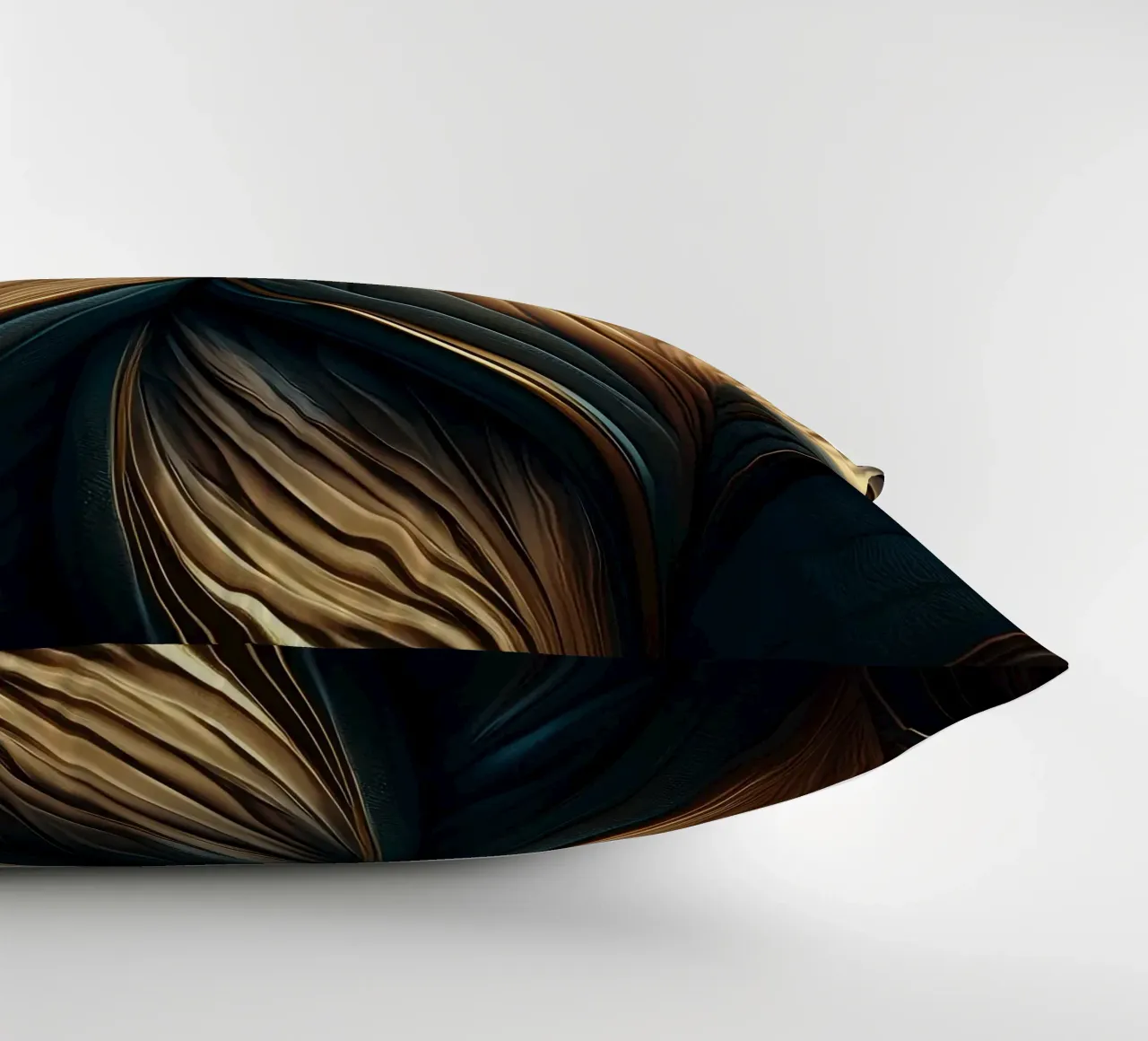 Astratto moderno lusso piuma forme texture cuscino da Modern Muse