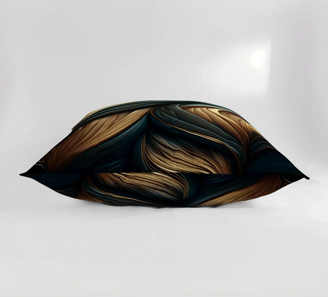 Astratto moderno lusso piuma forme texture cuscino da Modern Muse