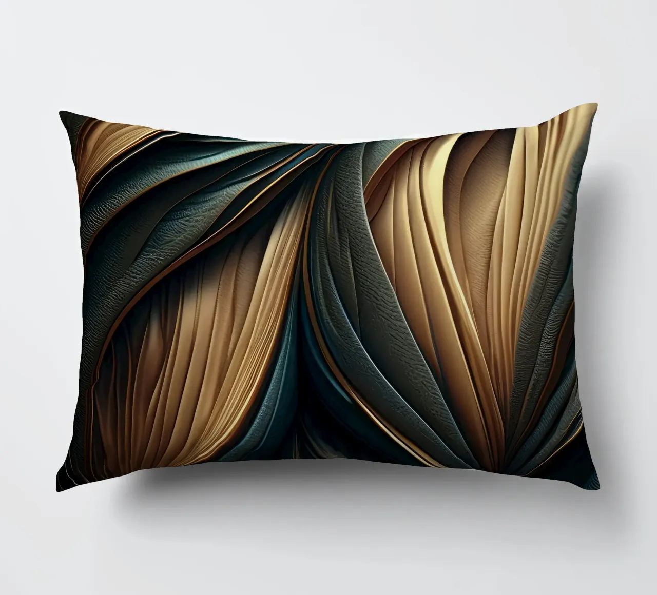 Astratto moderno lusso piuma forme texture cuscino da Modern Muse
