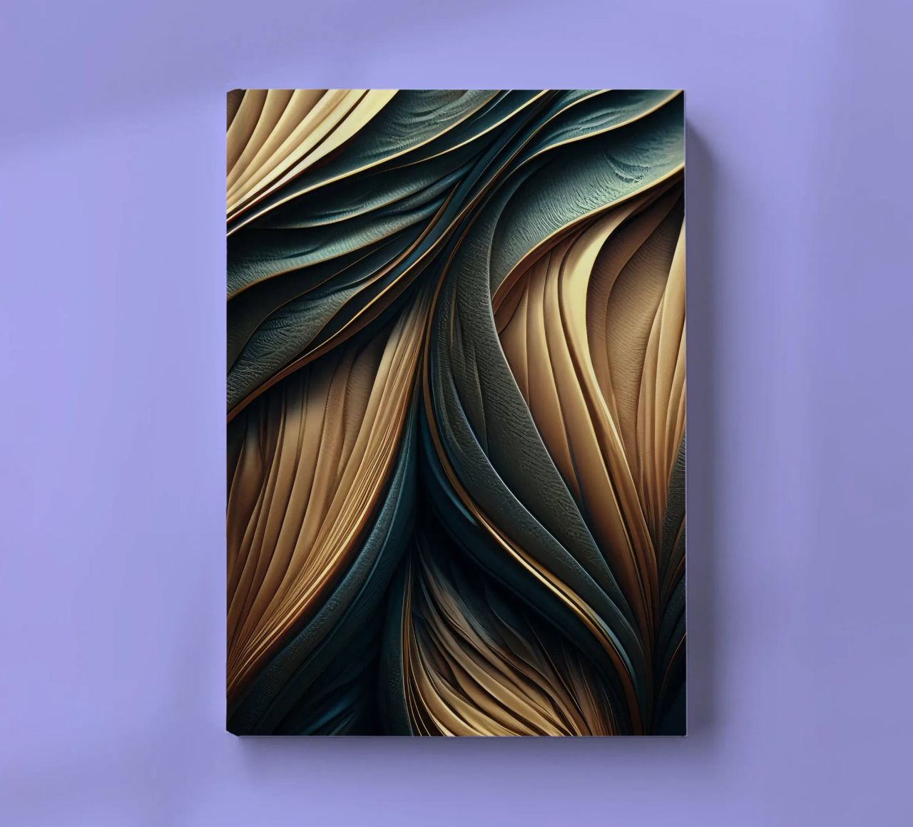 Abstract Modern Luxury Feather Shapes Texture notebook by Modern Muse