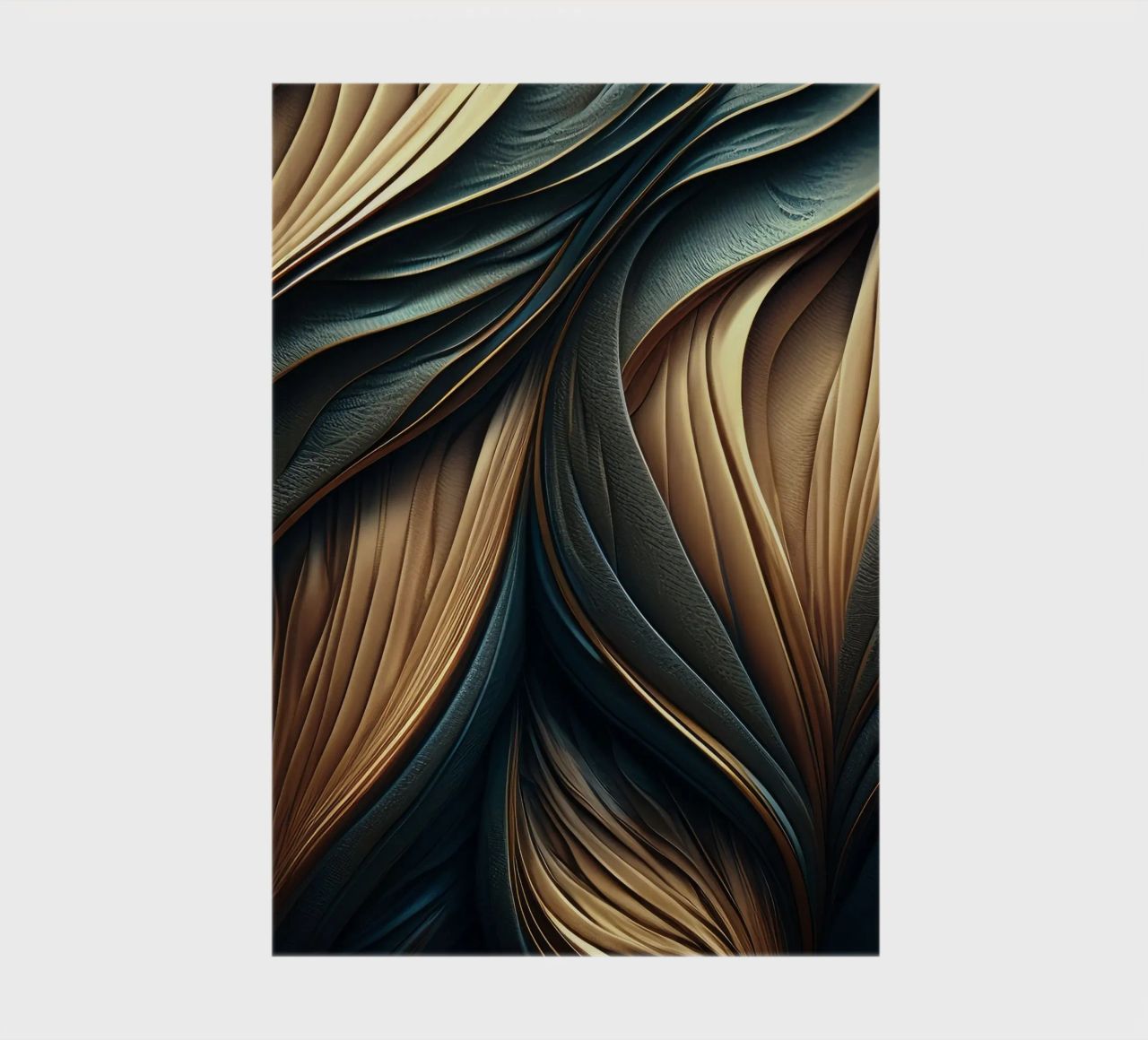 Abstract Modern Luxury Feather Shapes Texture notebook by Modern Muse