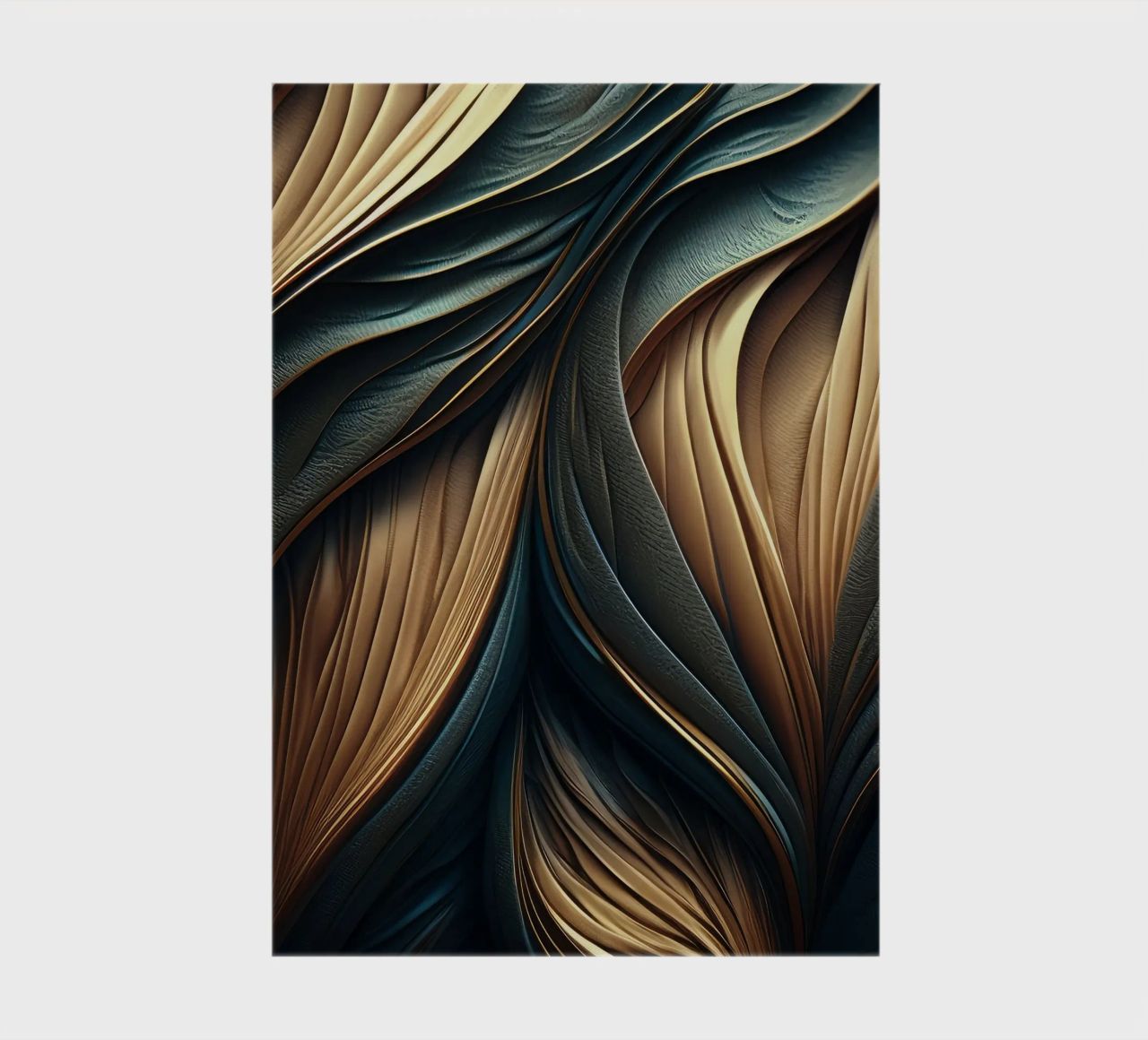 Abstract Modern Luxury Feather Shapes Texture notebook by Modern Muse