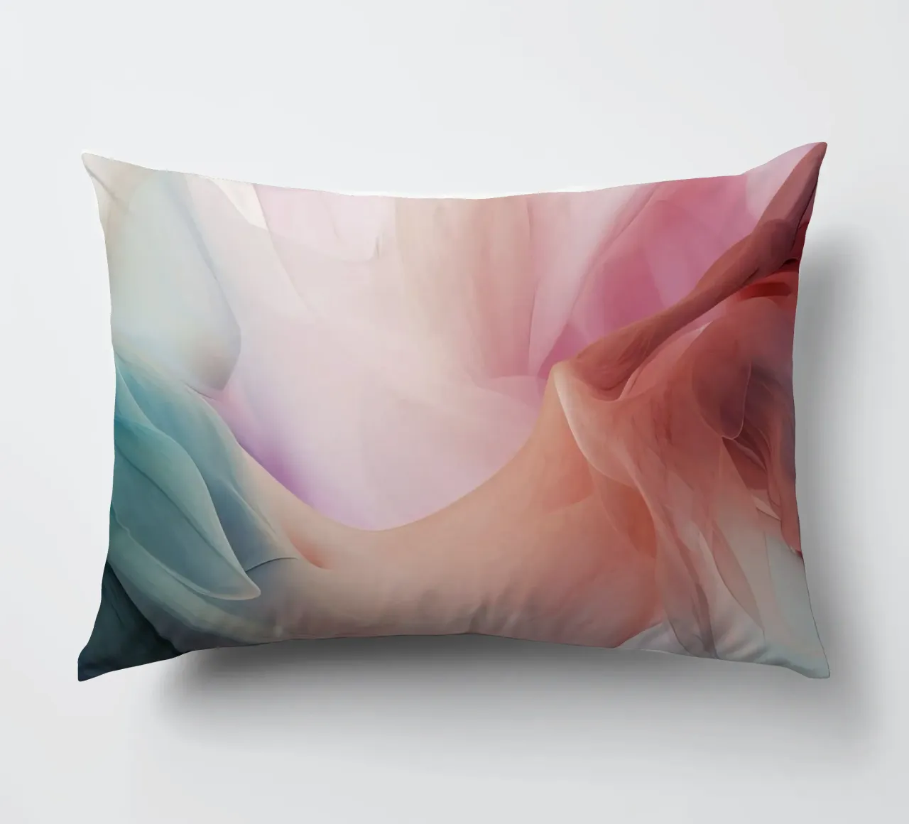 Nuvole pastello e arcobaleno colore pastello gradiente cuscino da Modern Muse