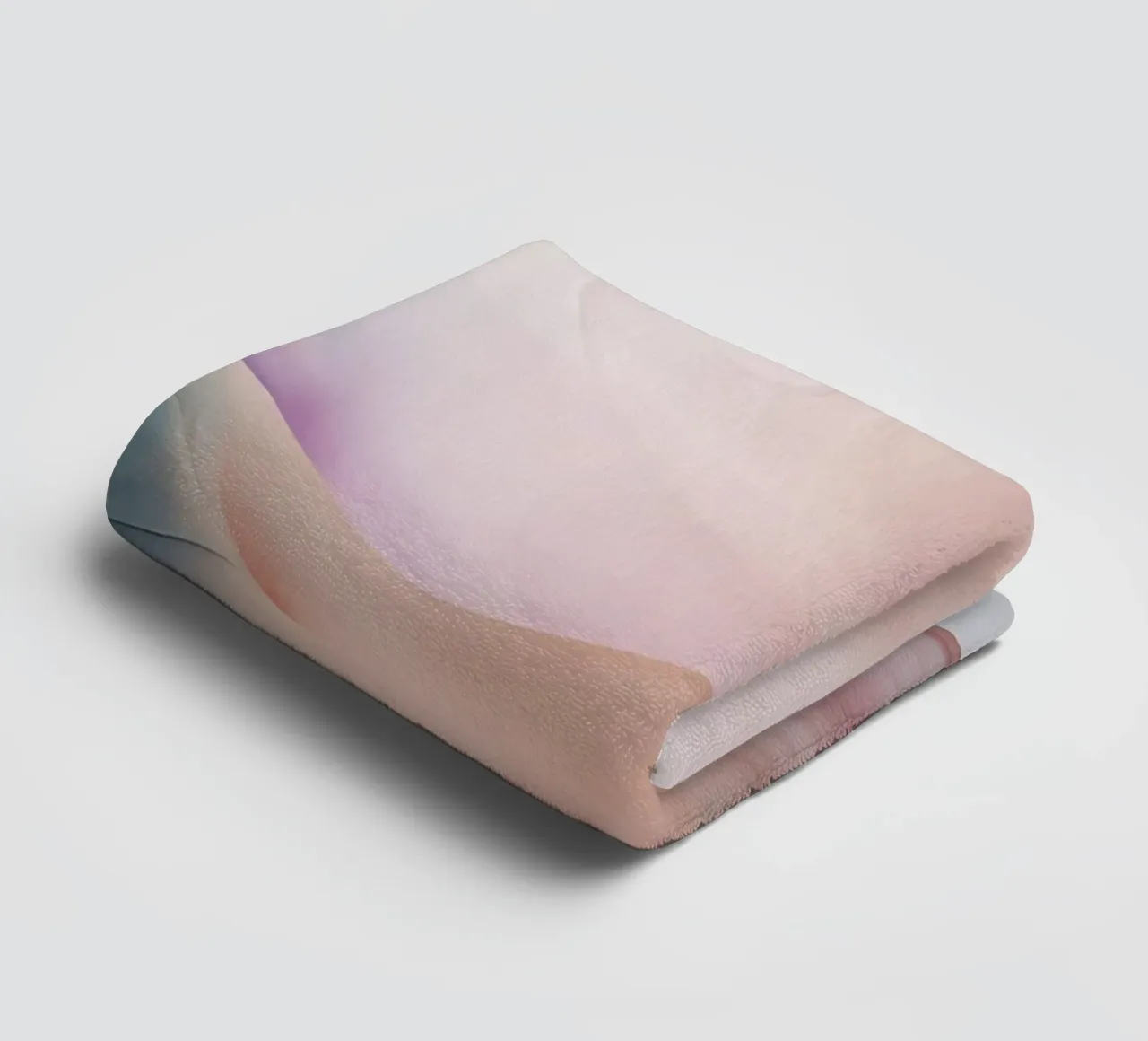Nuvole pastello e arcobaleno colore pastello gradiente asciugamano da bagno da Modern Muse