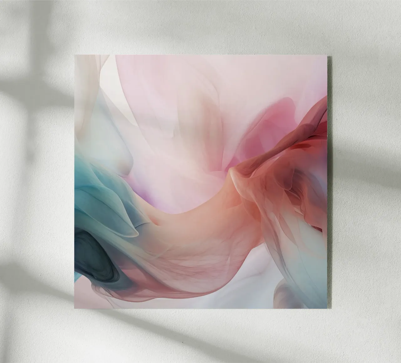 Pastellwolken und Regenbogen Pastellfarbverlauf Acryl-Glas von Modern Muse