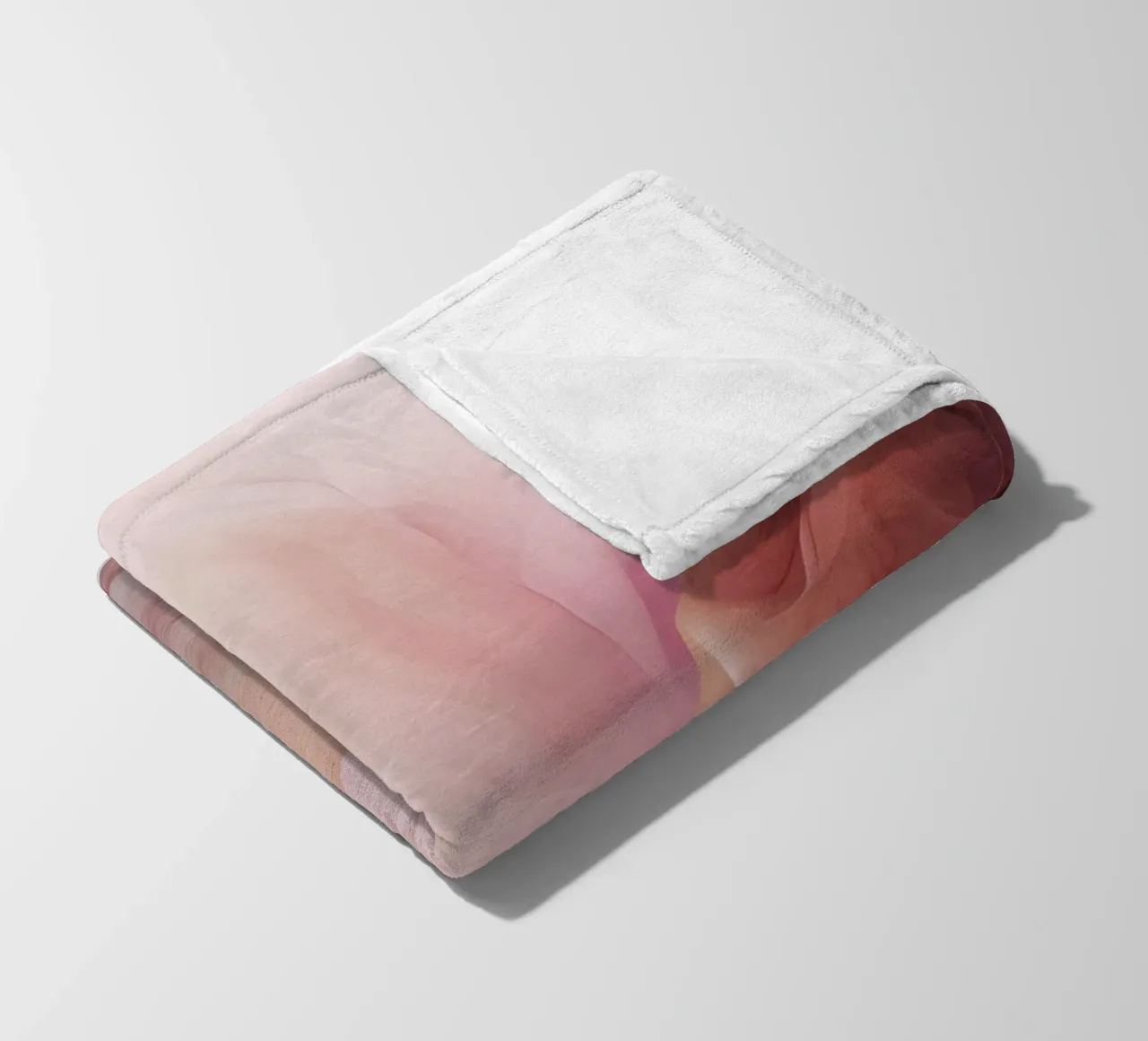 Nuvole pastello e arcobaleno colore pastello gradiente coperta in pile da Modern Muse