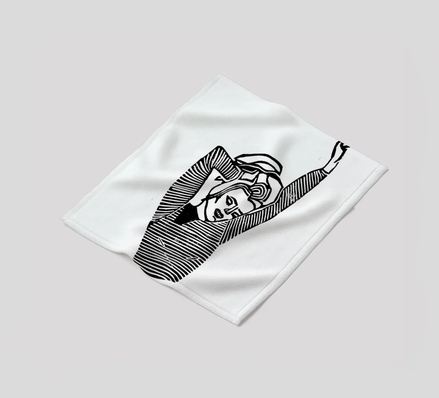 Bonjour fleecedeken van GIGI ICÔNE