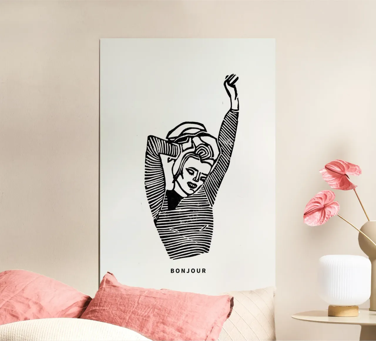 Bonjour poster da GIGI ICÔNE