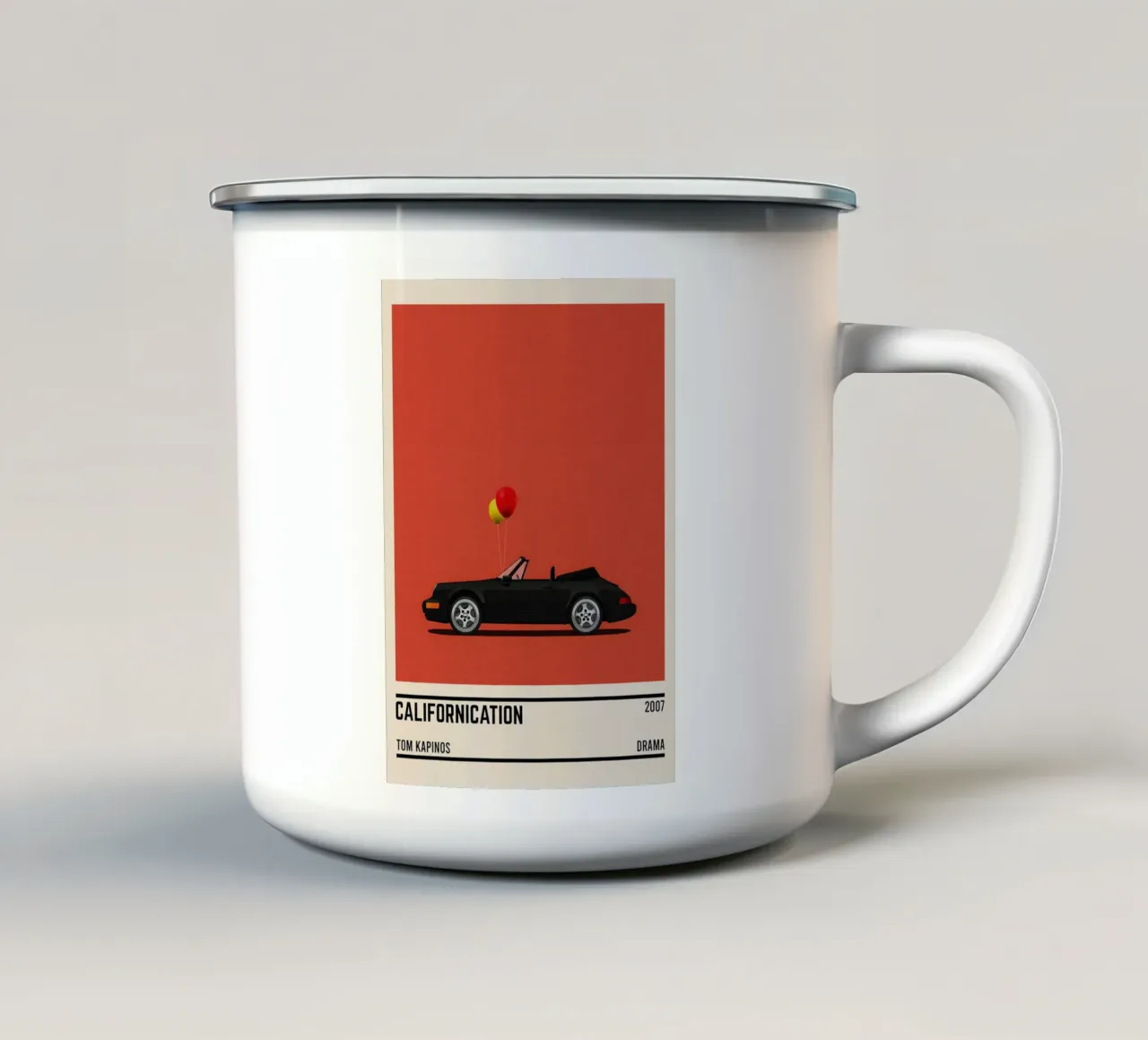 Californication tv series car tazza in smalto da TheArtstudio