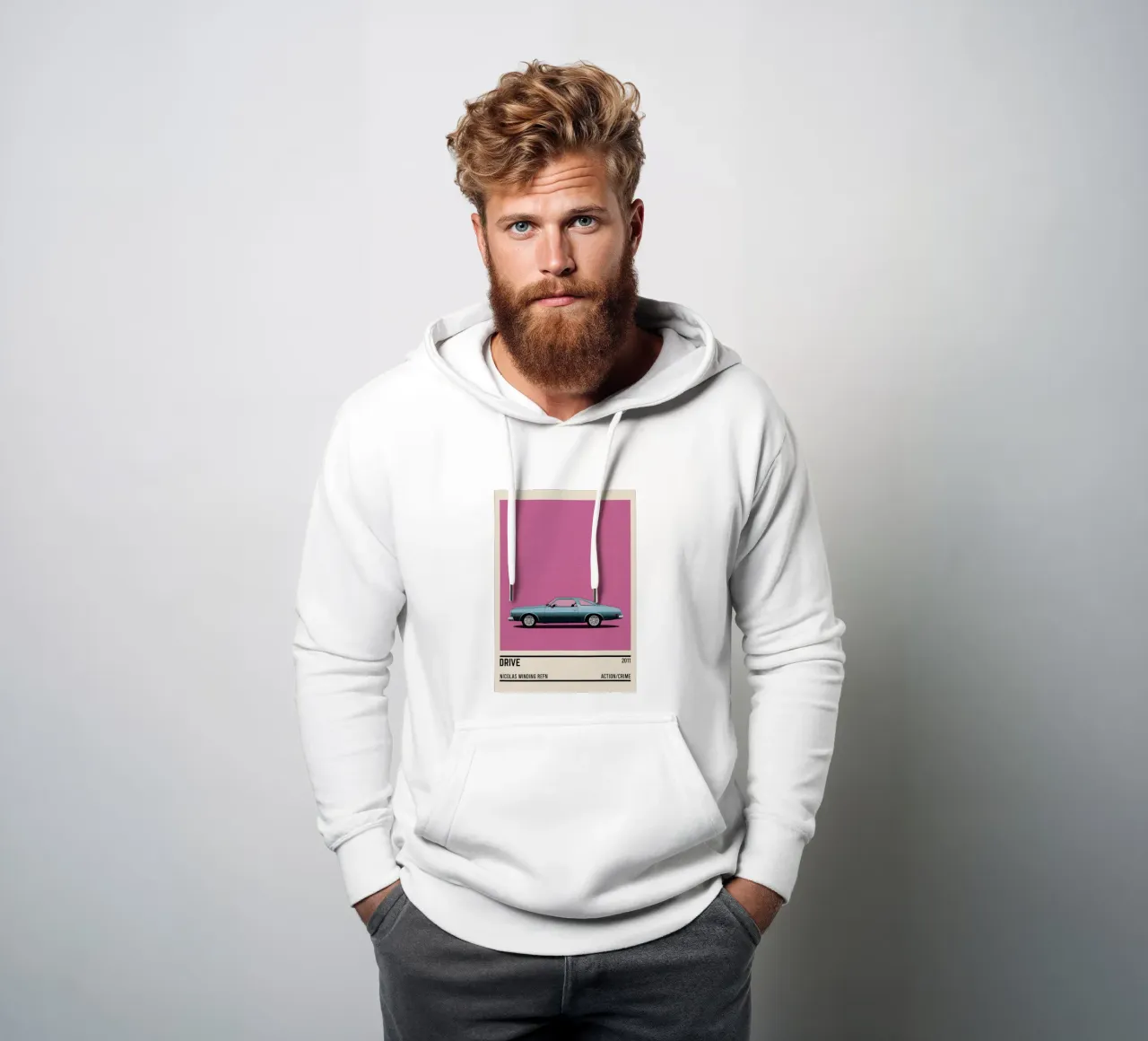 Drive car movie felpa con cappuccio da TheArtstudio