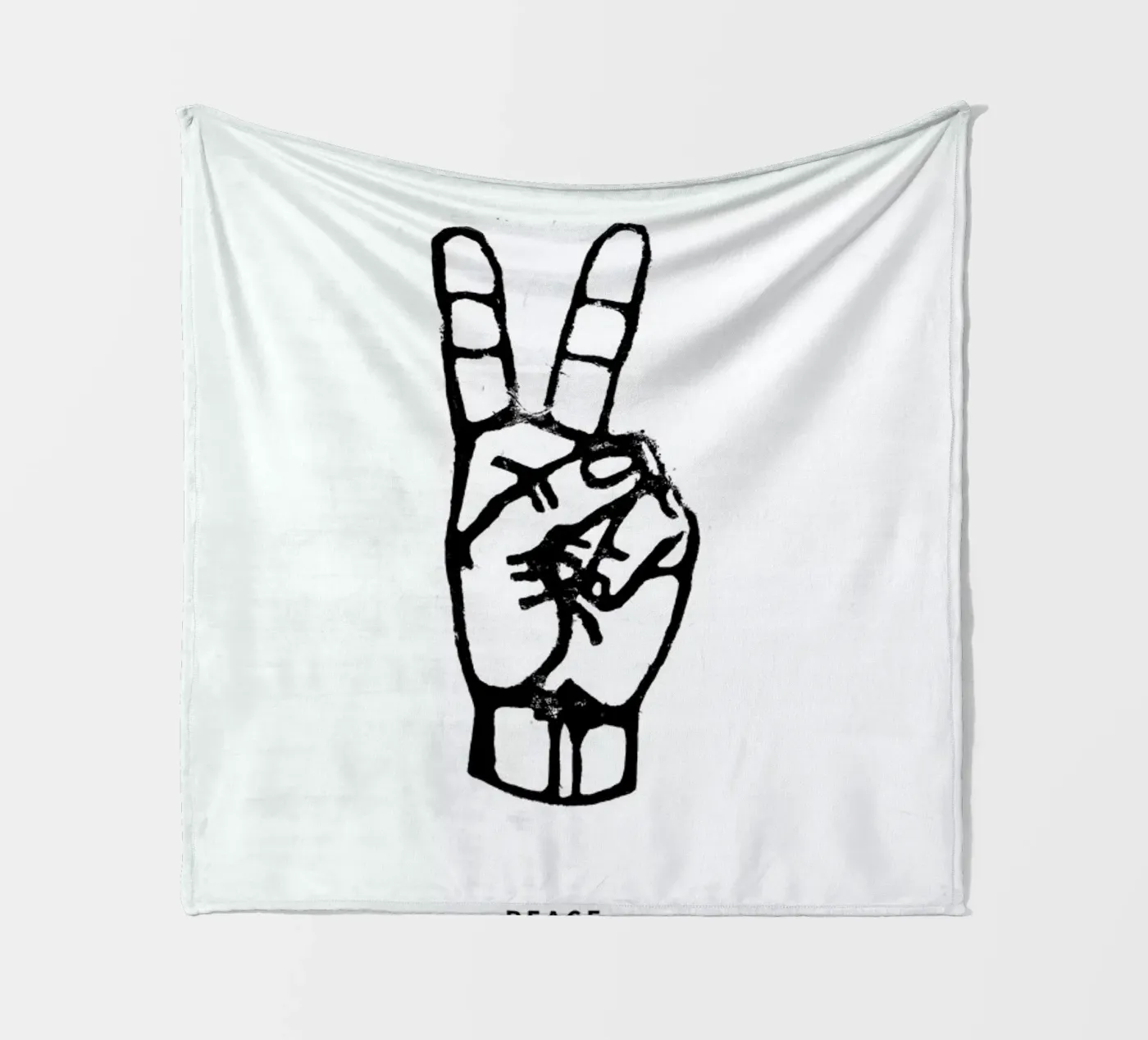Peace Fleecedecke von GIGI ICÔNE