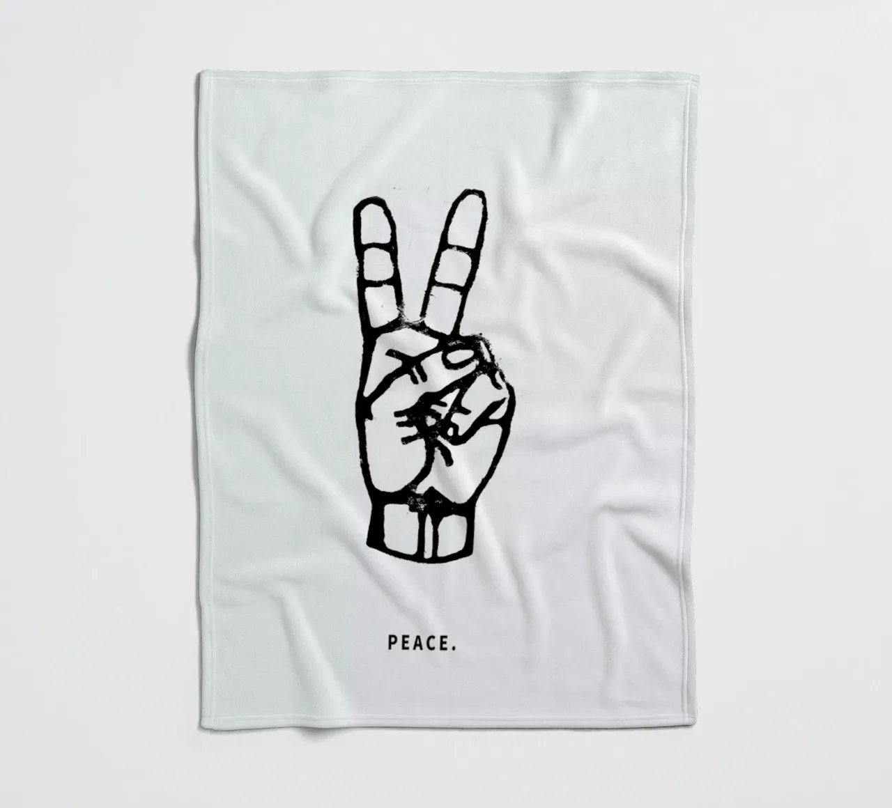 Peace fleecedeken van GIGI ICÔNE