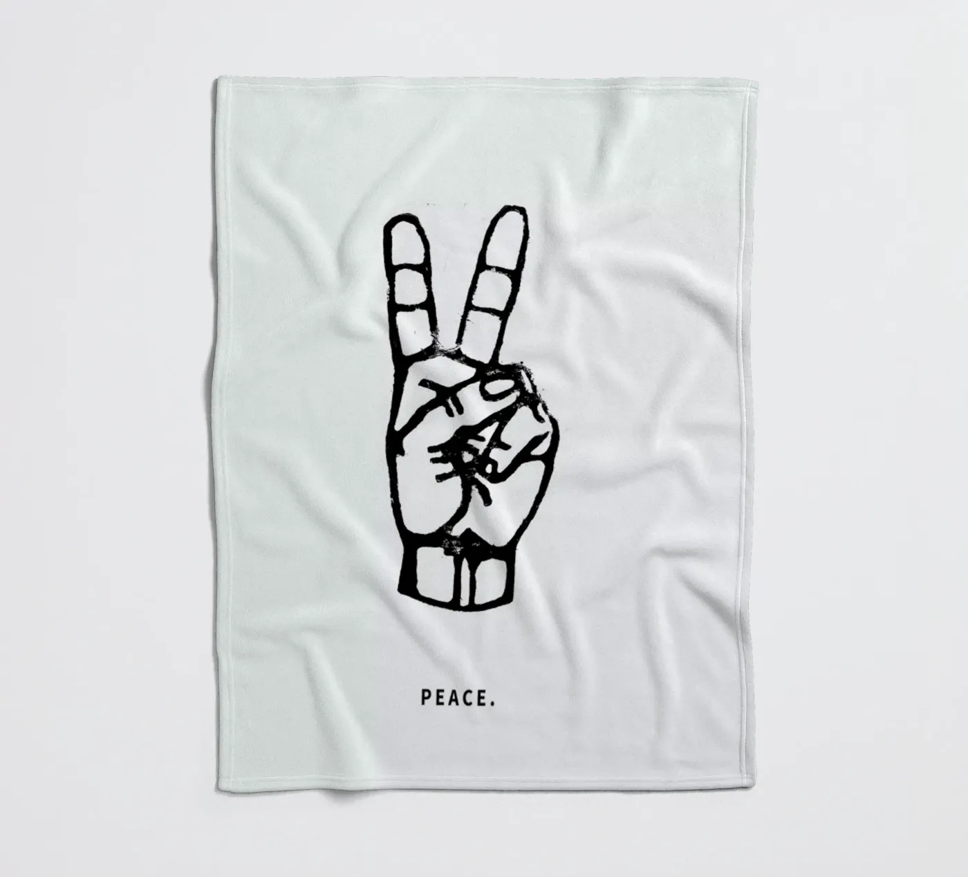 Peace Fleecedecke von GIGI ICÔNE
