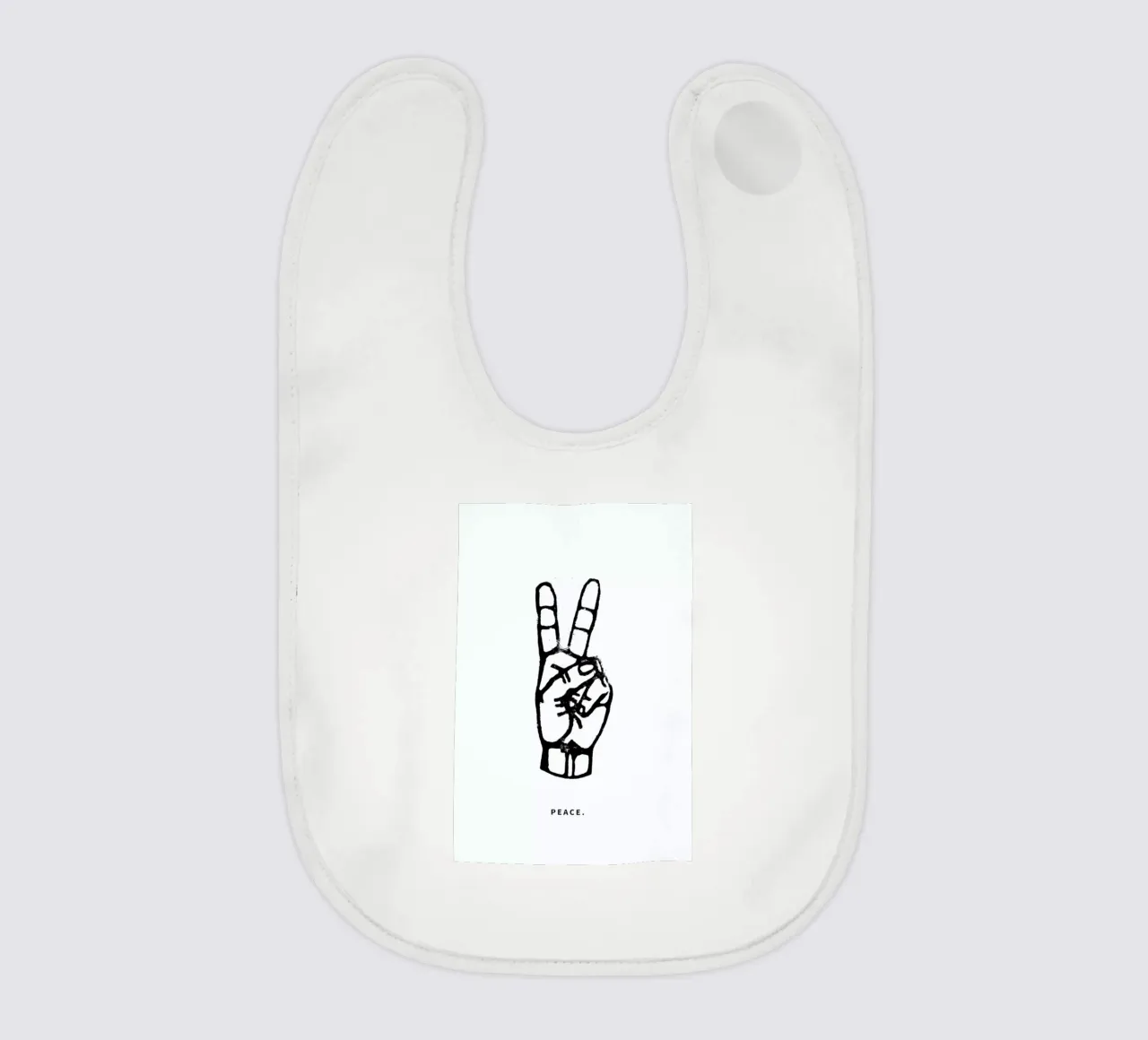 Peace bavaglino da GIGI ICÔNE