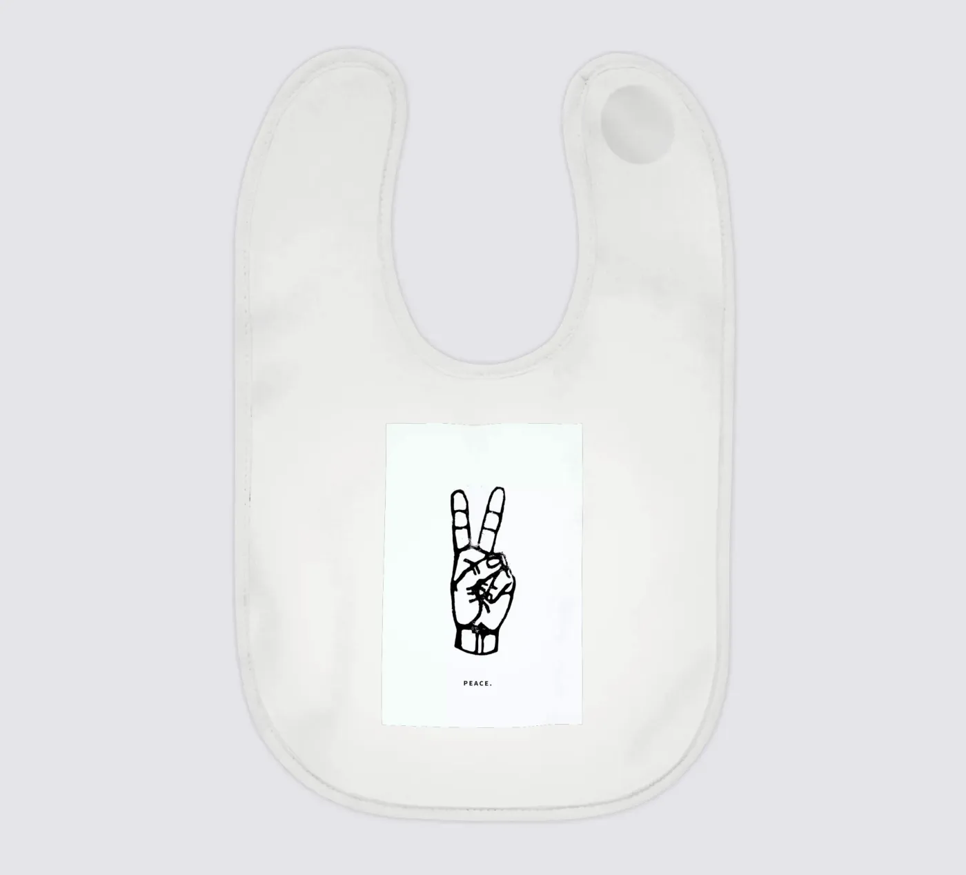 Peace bavaglino da GIGI ICÔNE