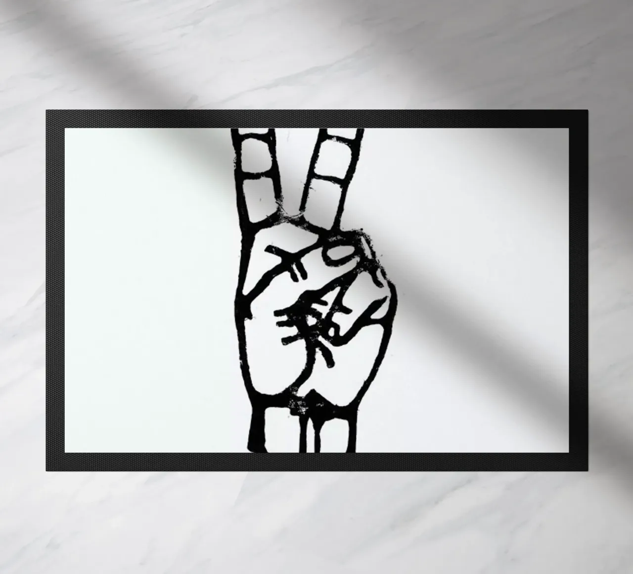 Peace deurmat van GIGI ICÔNE