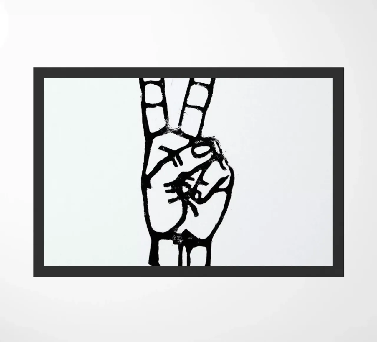 Peace deurmat van GIGI ICÔNE