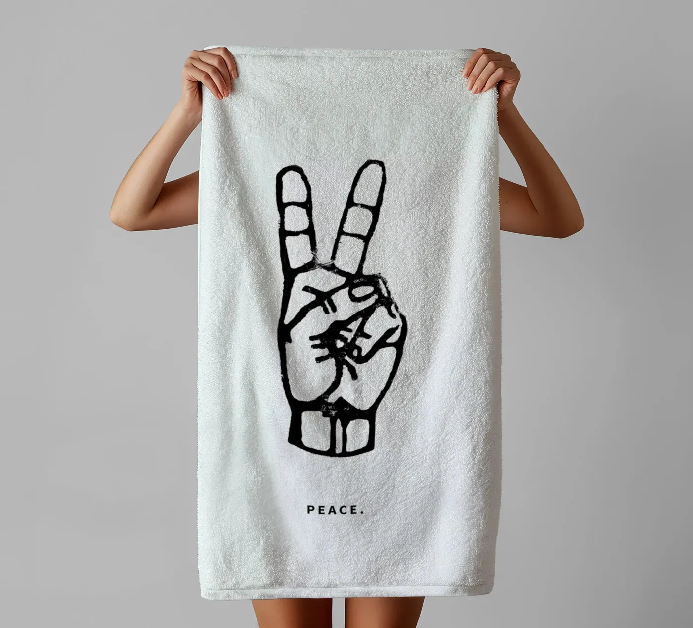 Peace badhanddoek van GIGI ICÔNE