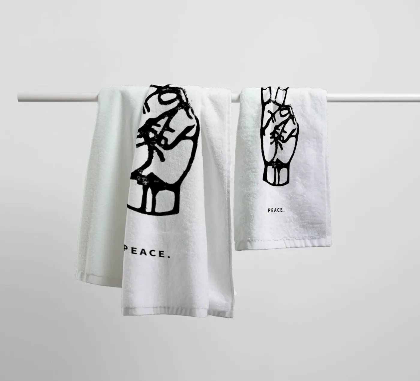 Peace badhanddoek van GIGI ICÔNE